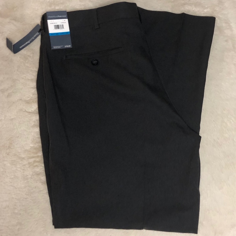 NWT 36/29 Perry Ellis Flat Front Dress Pants